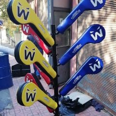 Whiteface Taekwondo çoklu raket Standı 9lu Manken