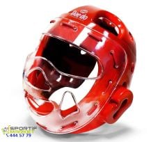 Daedo Taekwondo Yüz Korumalı Kask Kırmızı XL