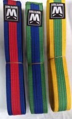 Whiteface Taekwondo Ara Kuşaklar Mavi-Yeşil