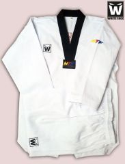 Whiteface Taekwondo Elbisesi Siyah Yaka 150