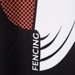 Fecing Mask - Siyah Baskılı T-Shirt