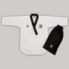Jcalicu Taekwondo Elbisesi Siyah Yaka Alt Siyah 200