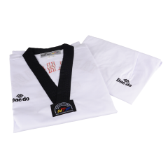 Daedo Taekwondo Elbisesi Fitilli Siyah Yaka TA 1021