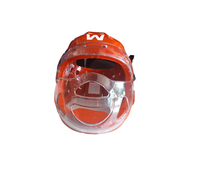 Whiteface Taekwondo Yüz Korumalı Kask Kırmızı L