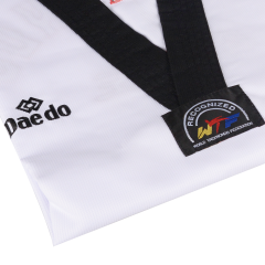 Daedo Taekwondo Elbisesi Fitilli Siyah Yaka TA 1021 120