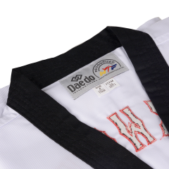 Daedo Taekwondo Elbisesi Fitilli Siyah Yaka TA 1021 170
