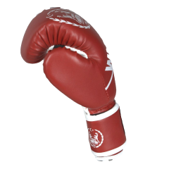 Whiteface Muay Thai Federasyon Onaylı Müsabaka Elidveni Kırmızı 10oz