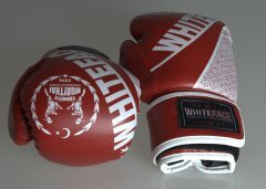 Whiteface Muay Thai Federasyon Onaylı Müsabaka Elidveni Kırmızı 12oz
