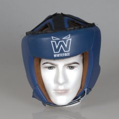 Whiteface Muay Thai Federasyon Onaylı Kask Mavi S