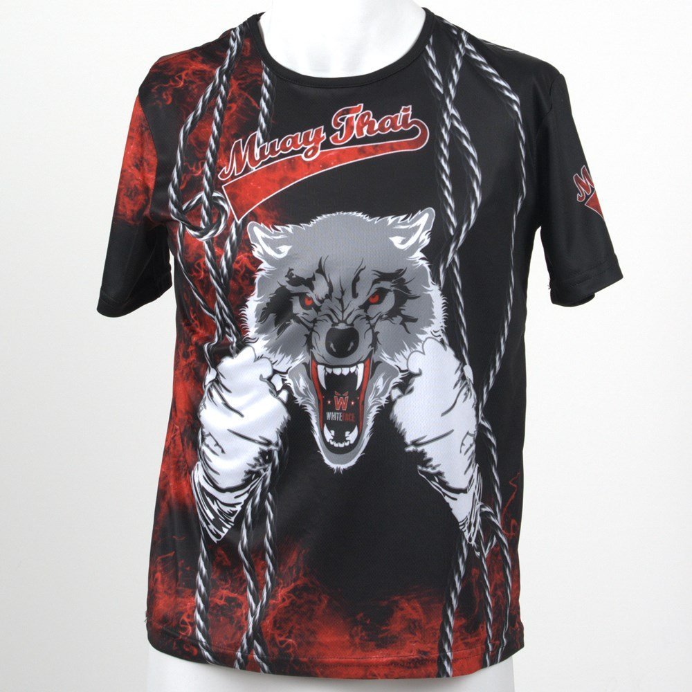 Whiteface Muay Thai Baskılı Tshirt S