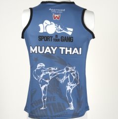 Whiteface Muay  Thai Atleti Mavi Federasyon Onaylı Müsabaka Atleti M